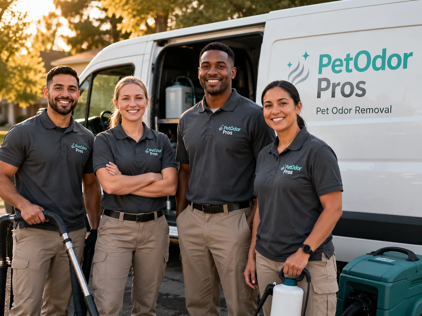Pet Odor Removal team serving Loves Park, IL